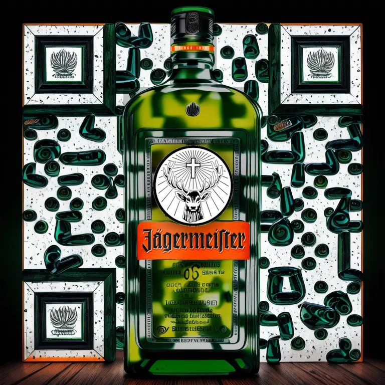 QR Code Jagermeister bottle