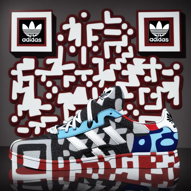 QR Code Adidas Running Shoe